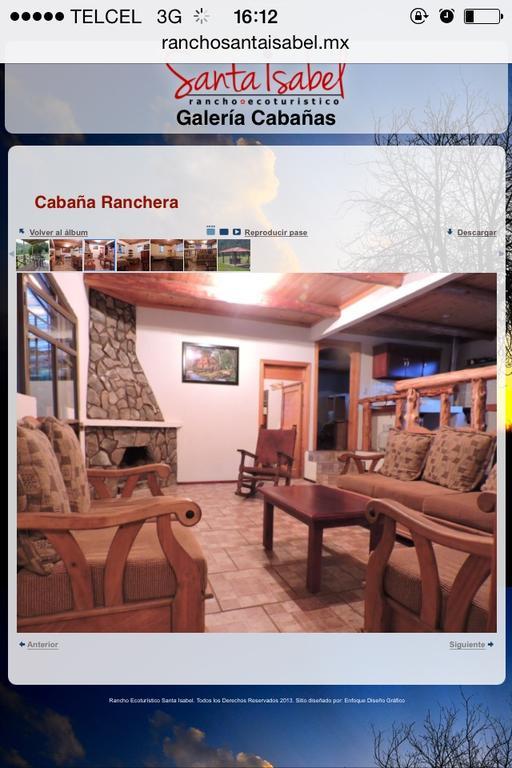 Cabañas Santa Isabel Villa Refugio Exterior foto